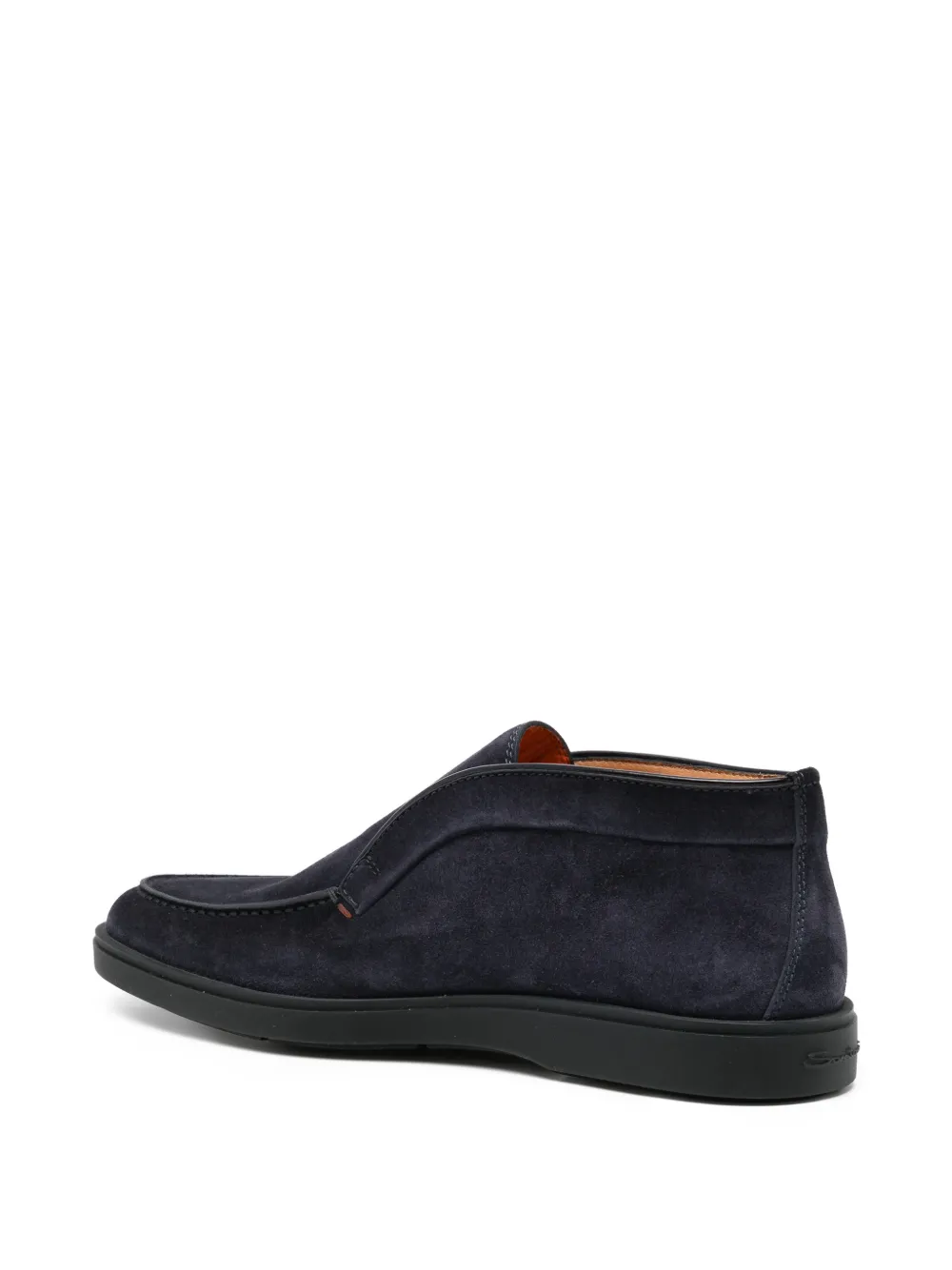 Santoni suede desert boots Blauw