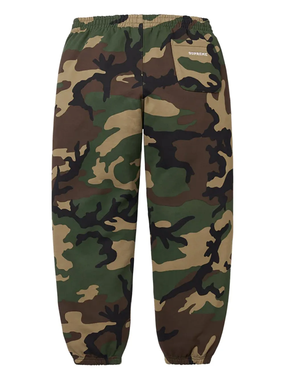 Supreme Trainingsbroek met camouflageprint - Groen