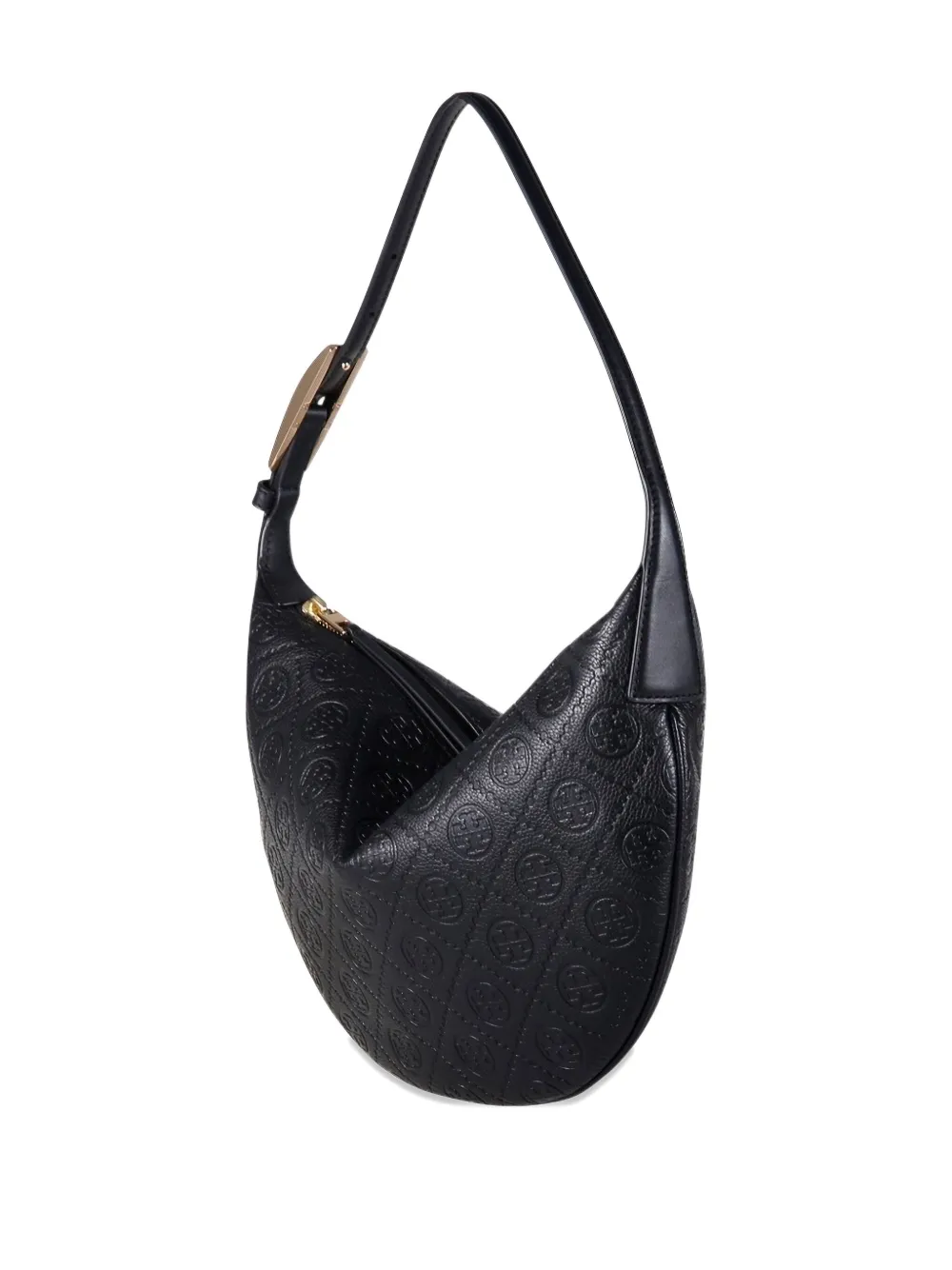 Tory Burch T-monogram Balloon Shoulder Bag In Black