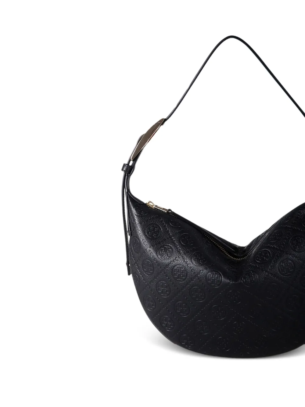 Tory Burch Balloon schoudertas met T-monogram Zwart