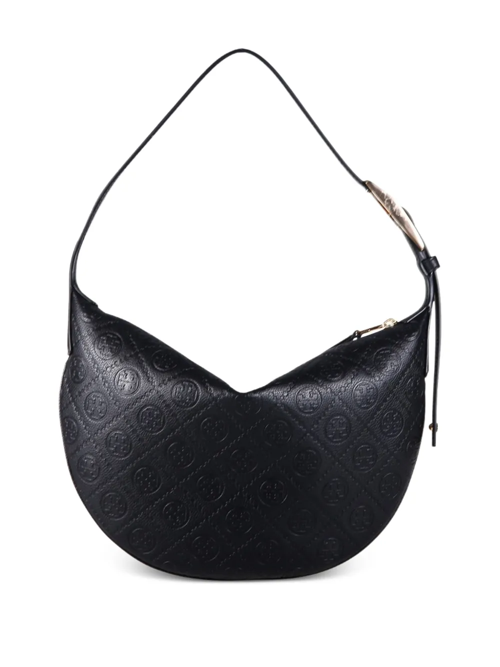 Tory Burch Balloon schoudertas met T-monogram Zwart