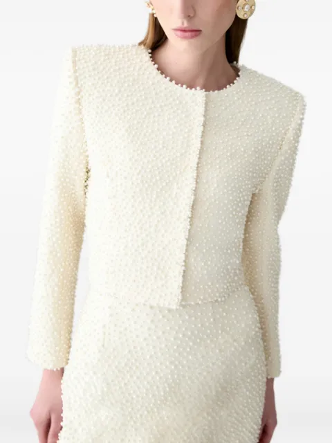 Carolina Herrera veste à perles brodées