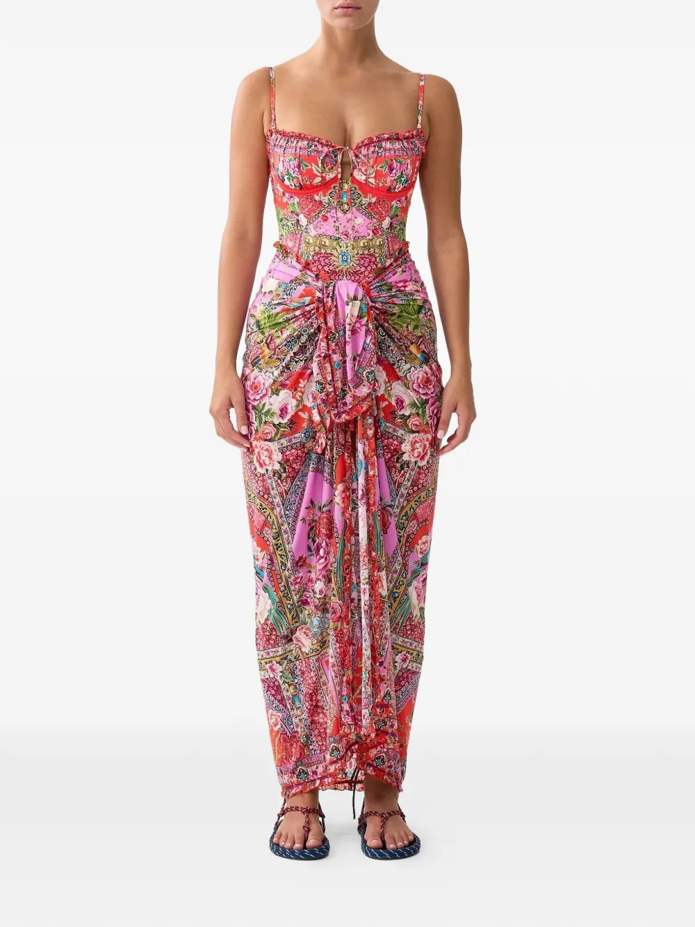 Camilla frill-edge sarong | Beach Cover-Ups | Image 2