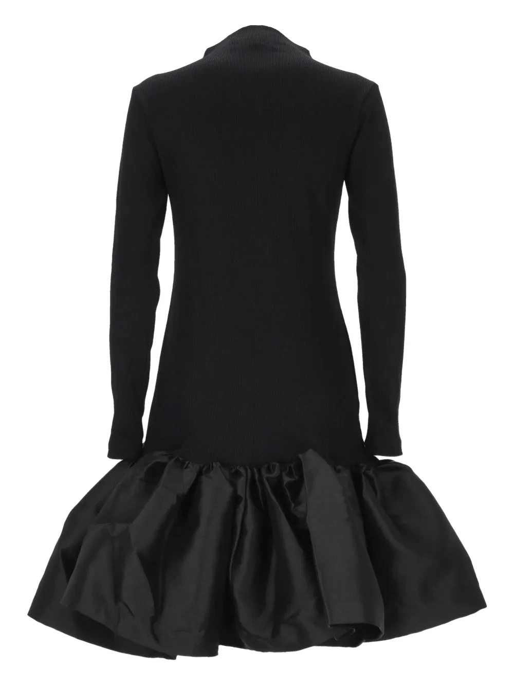 Marques'Almeida ruffled midi dress - Zwart
