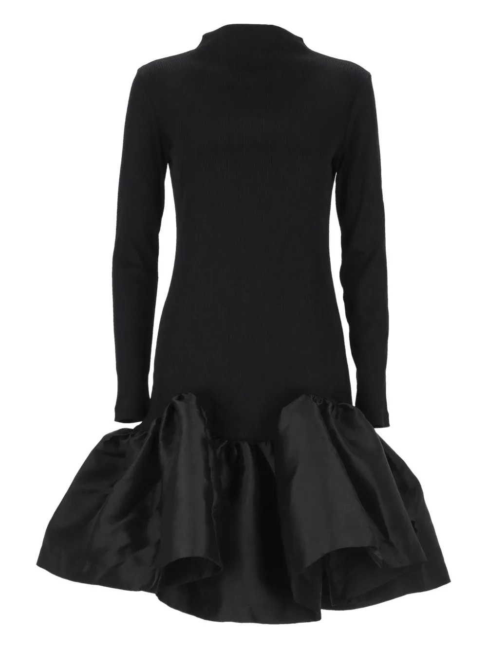 Marques'Almeida ruffled midi dress - Nero