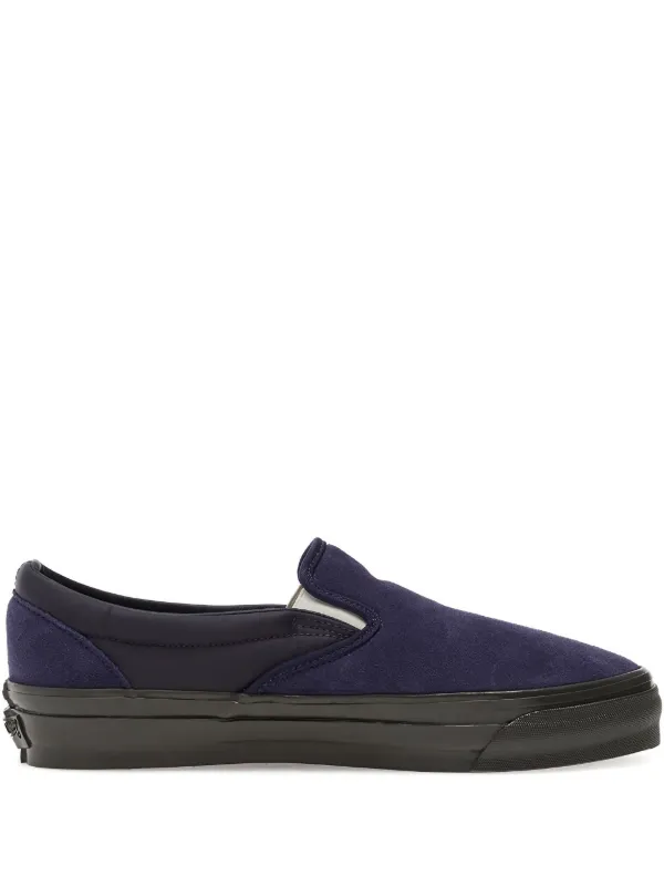 vans classic slip on dress blue Vans