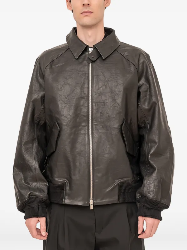 DEVOA レザージャケット DEVOA（デヴォア）Leather jacket Loose fit/ BLACK | DEVOA（デヴォア