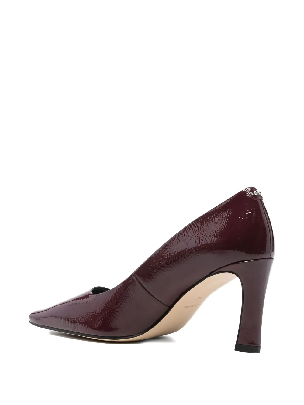 Michael Kors Darrah pointed-toe leather pumps Rood
