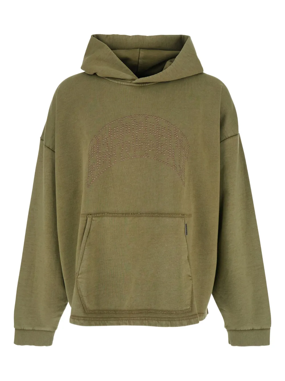 Represent kangaroo-pocket logo hoodie - Verde