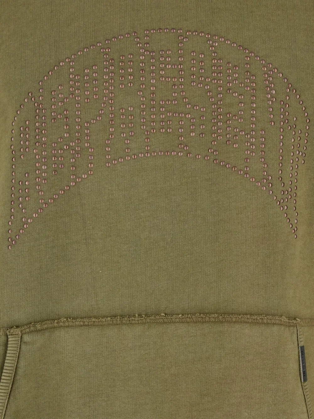 Represent Hoodie met buidelzak en logo Groen