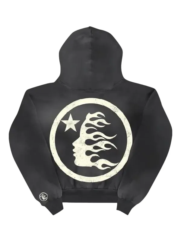 HELLSTAR Uniform logo-print Hoodie | Grey | FARFETCH RO