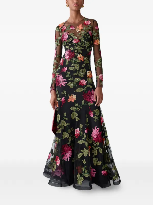 floral print smocked maxi dress Baltic Born Womens Lexa Smocked Maxi Dress | Off White + Blue Floral