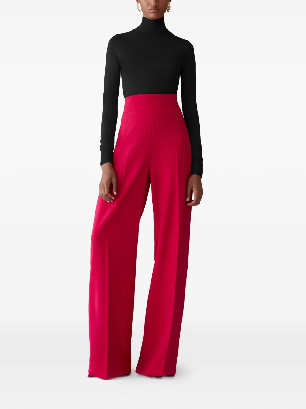 Carolina Herrera Coltrui met lange mouwen Zwart