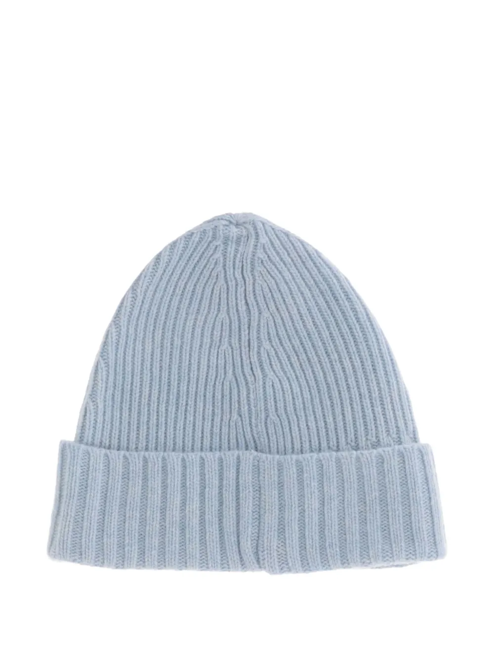 Stone Island Junior logo-patch ribbed beanie | Boys knitted hats | Image 2