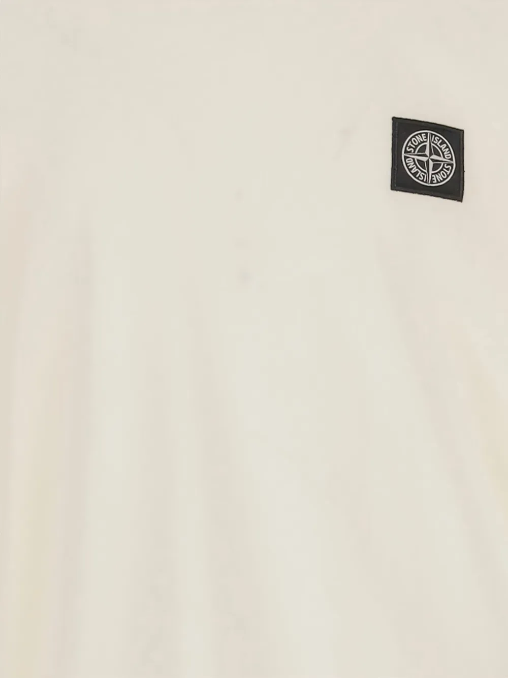  Stone Island Junior Logo-patch Crew-neck T-shirt - Neutrals 