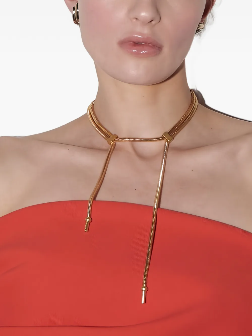 DEMARSON New York Laina layered necklace - Goud