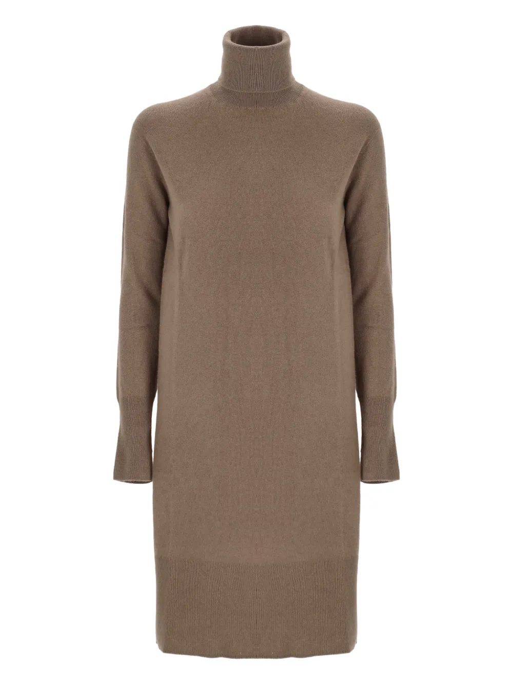 JOSEPH turtleneck midi dress | Brown | Image 1