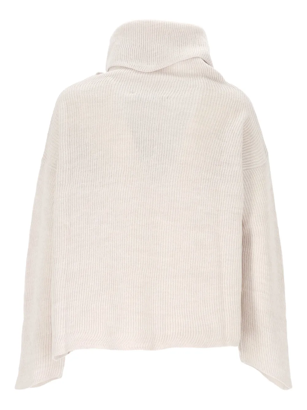 Vivienne Westwood Embroidered-detail Turtleneck Sweater In Neutral