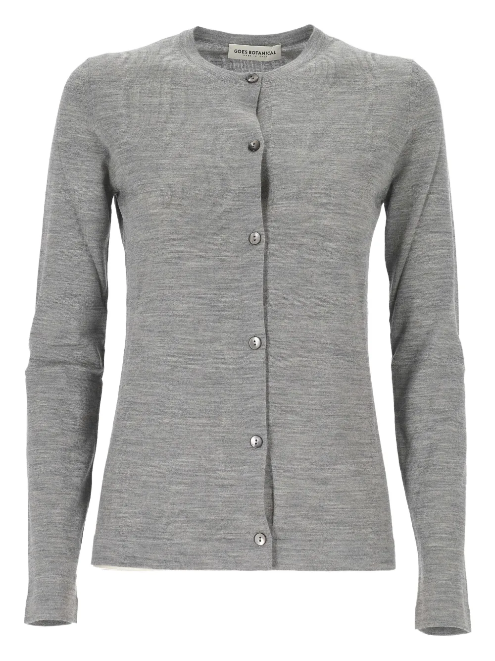GOES BOTANICAL buttoned cardigan | Grey | Image 1