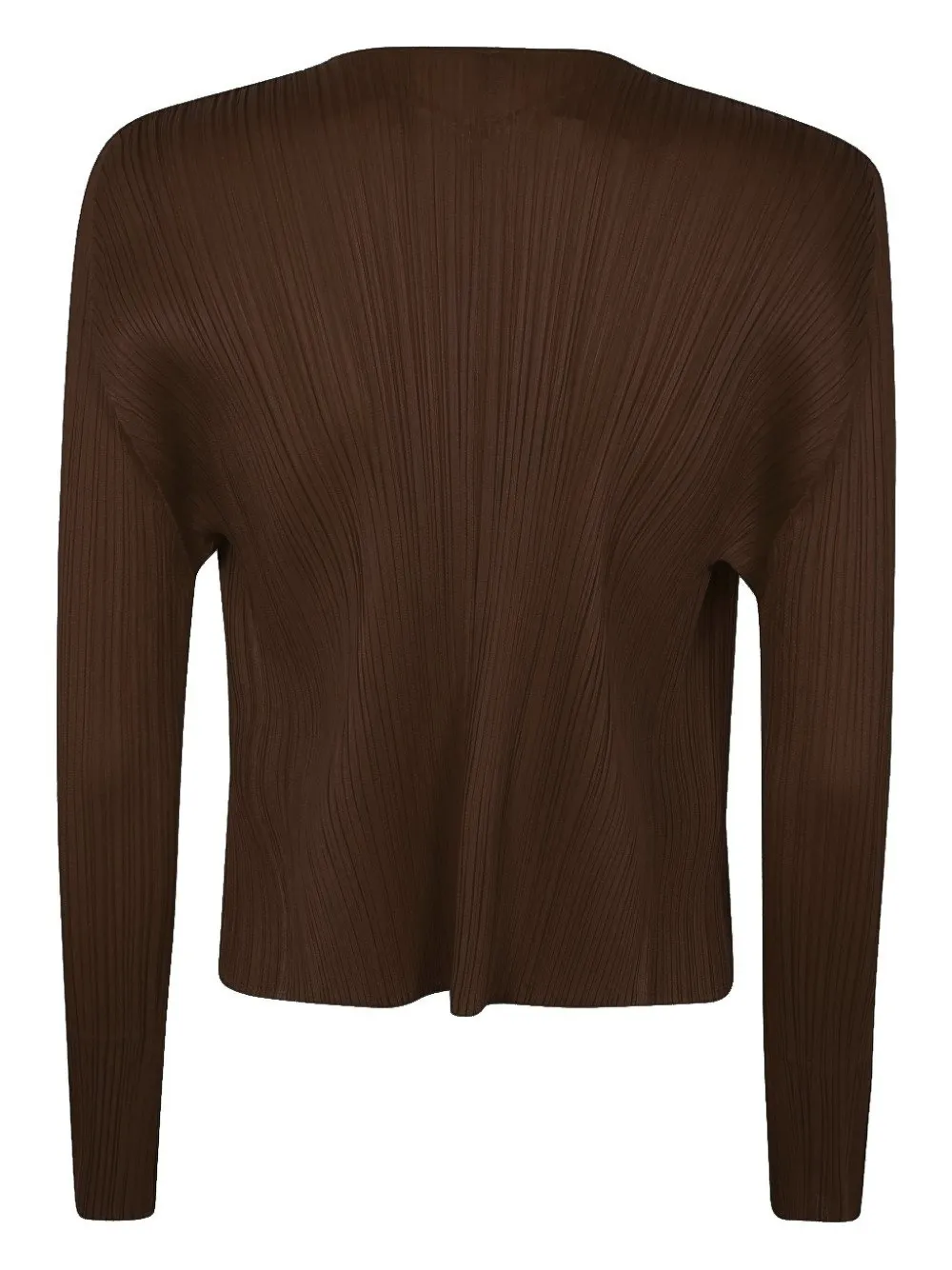 Pleats Please Issey Miyake Top met plooien Bruin