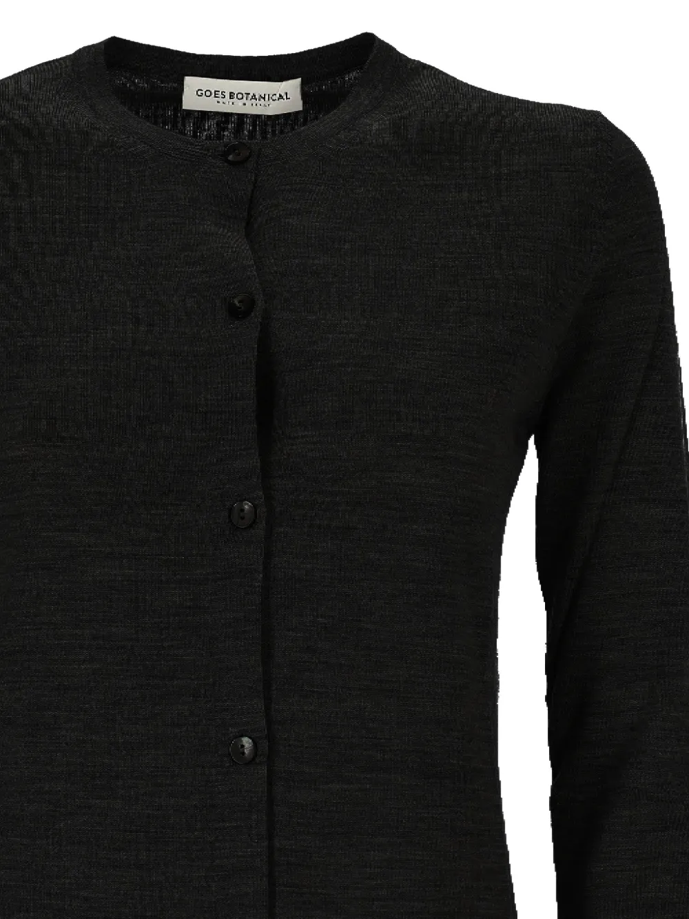 GOES BOTANICAL Vest met knopen Zwart