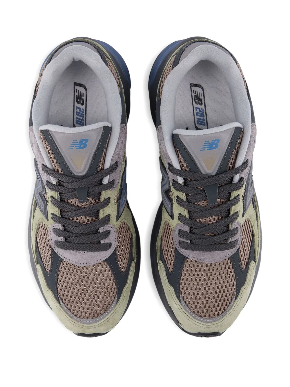 New Balance 2010 sneakers met logopatch Groen