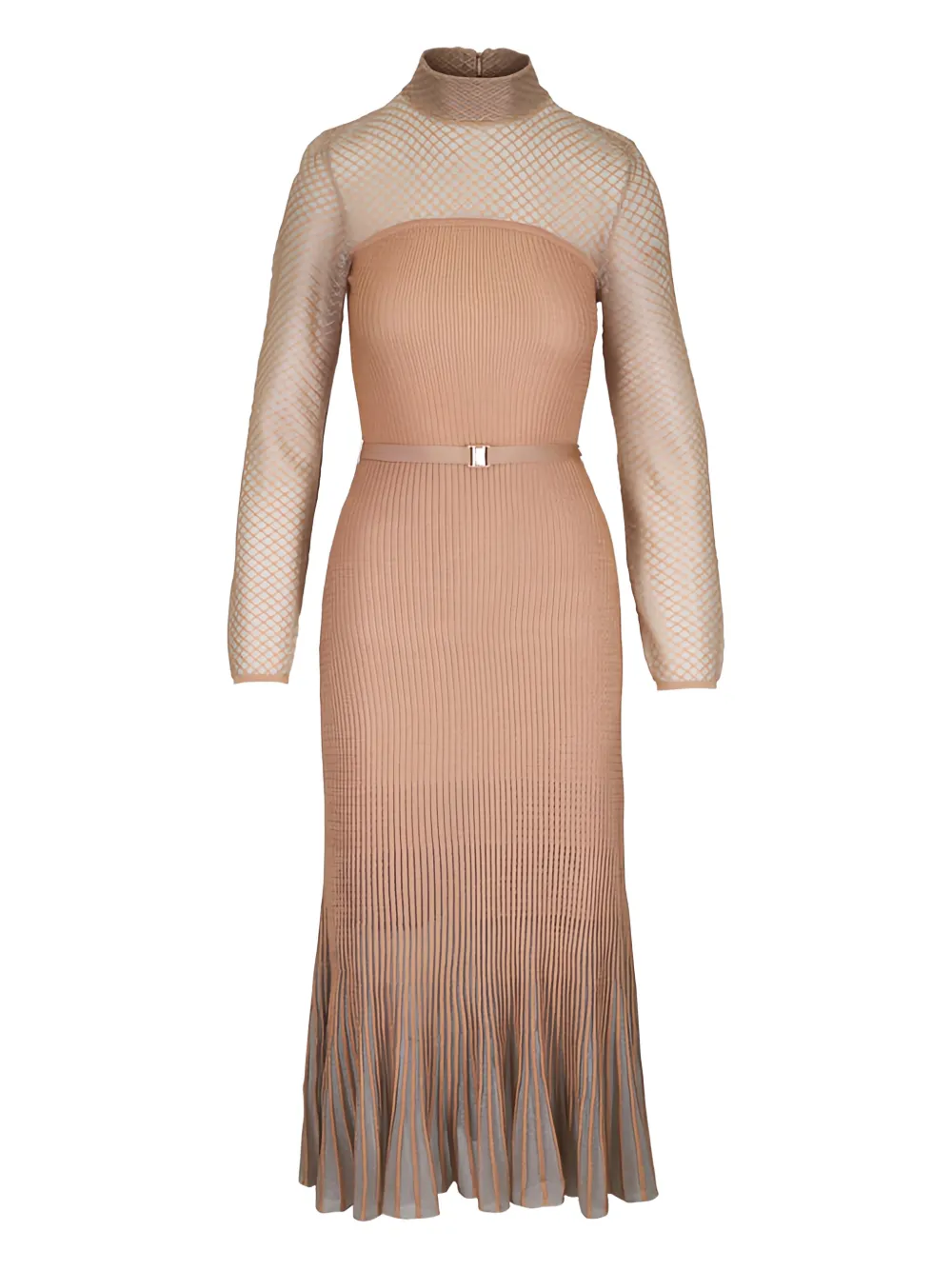 ZIMMERMANN hypnotic two-tone dress - Neutrals