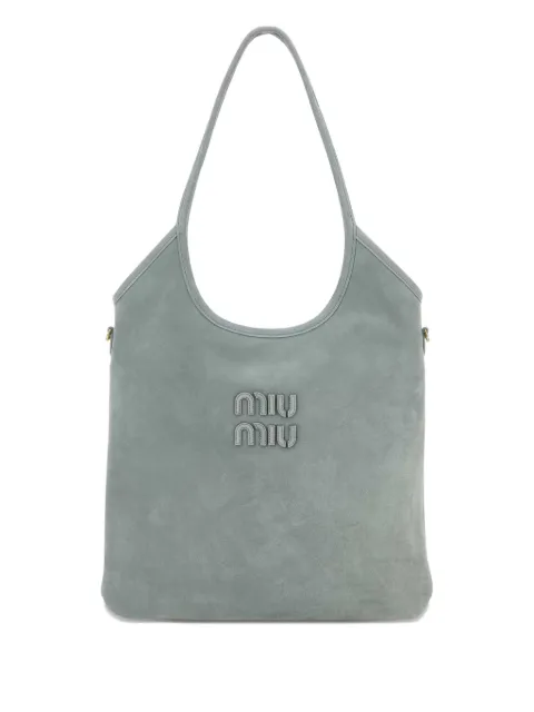 Miu Miu Ivy suede tote bag