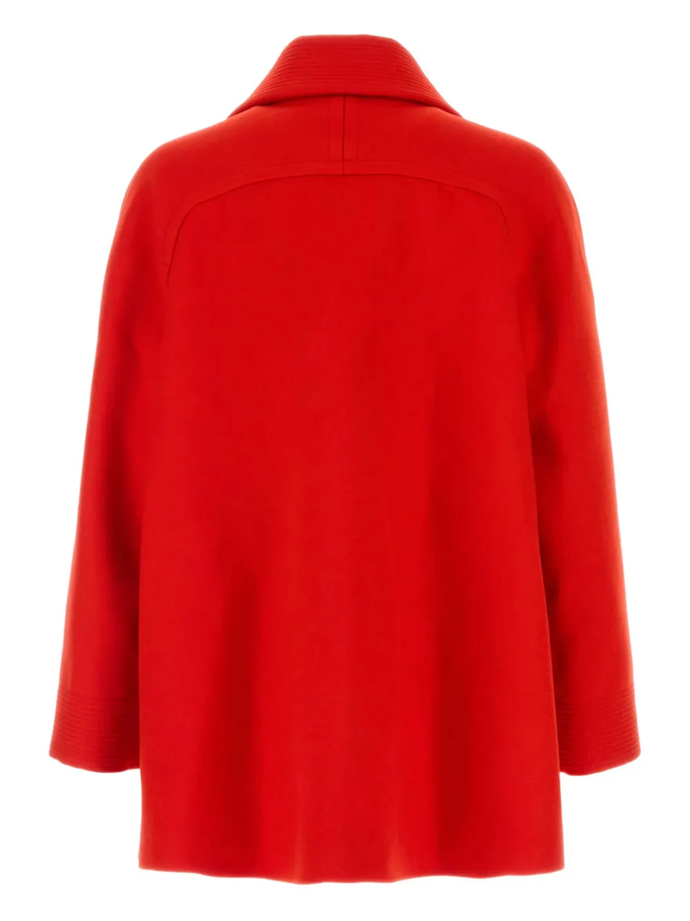 Valentino Garavani Wollen jas met zak Rood
