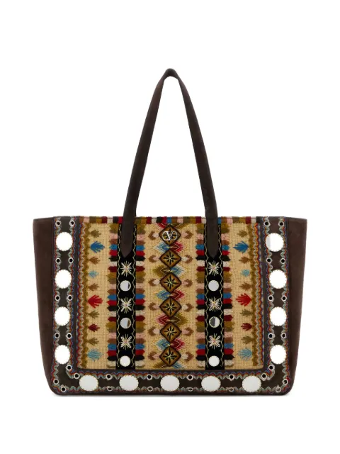 Valentino Garavani Nellcôte embroidered tote bag