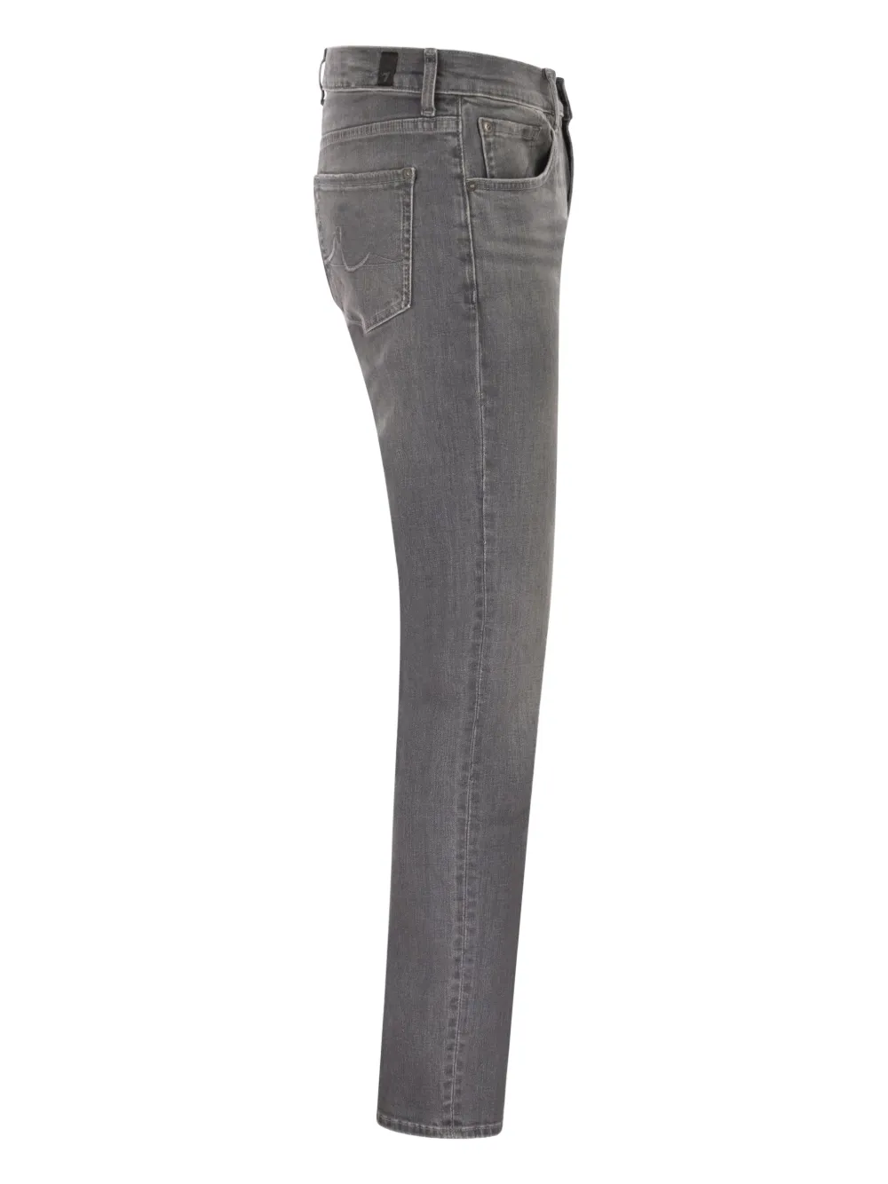  7 For All Mankind Vaqueros Con Cinco Bolsillos - Gris 