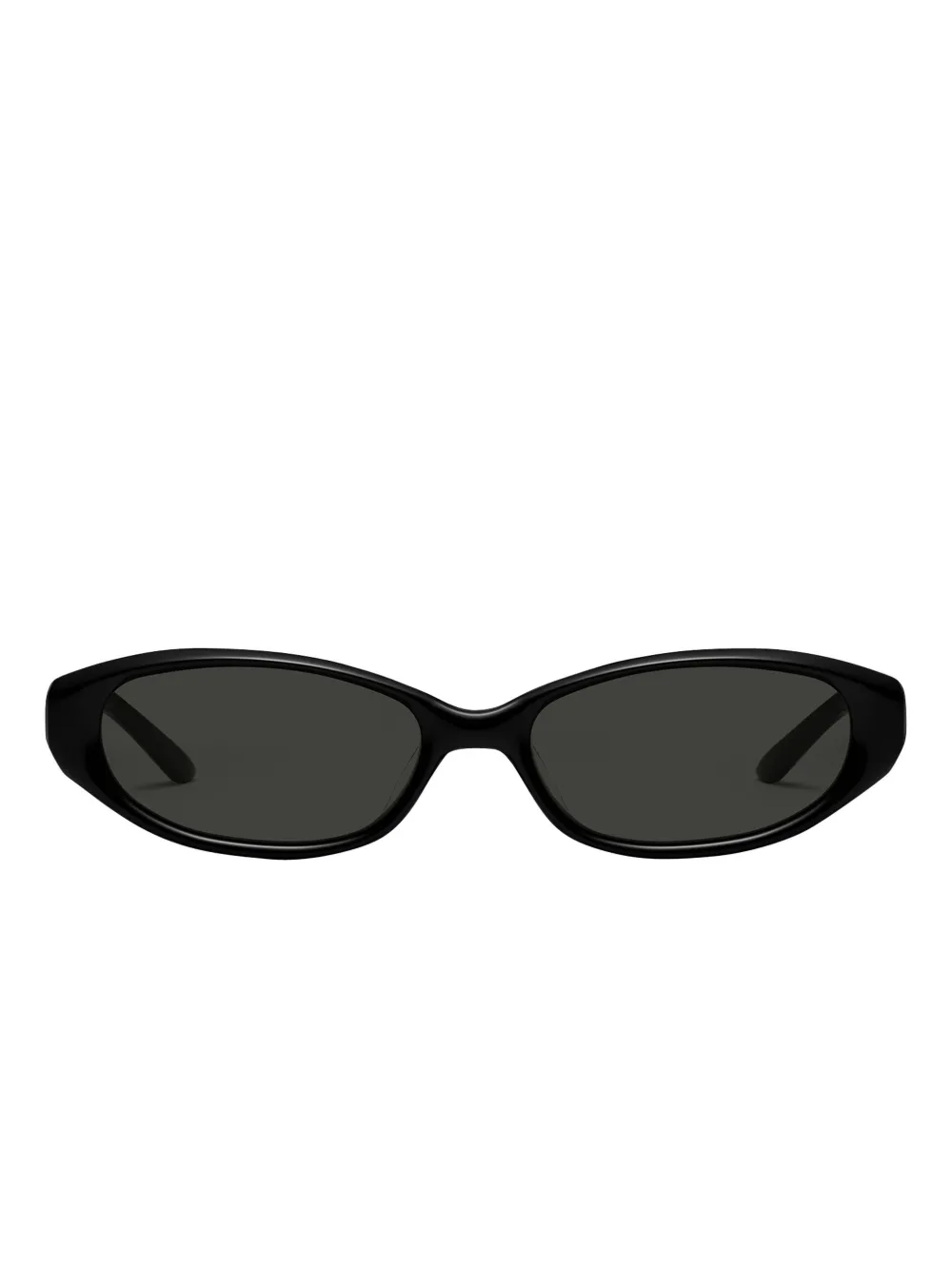 Gentle Monster Monica 01 Oval-frame Sunglasses In Black