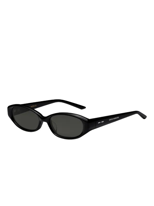Gentle Monster Monica 01 oval-frame Sunglasses | Black | FARFETCH