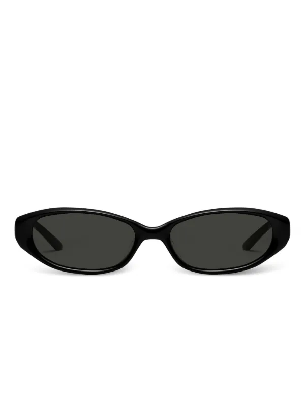 Gentle Monster Monica ブラック Gentle Monster Monica 01 oval-frame Sunglasses | Black | FARFETCH