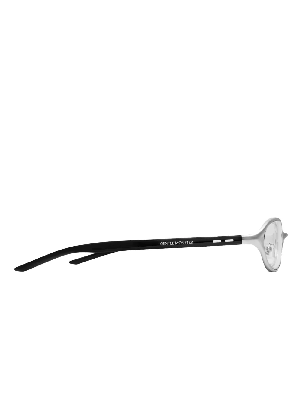 Gentle Monster Moody 02 bril met ovalen montuur Zilver