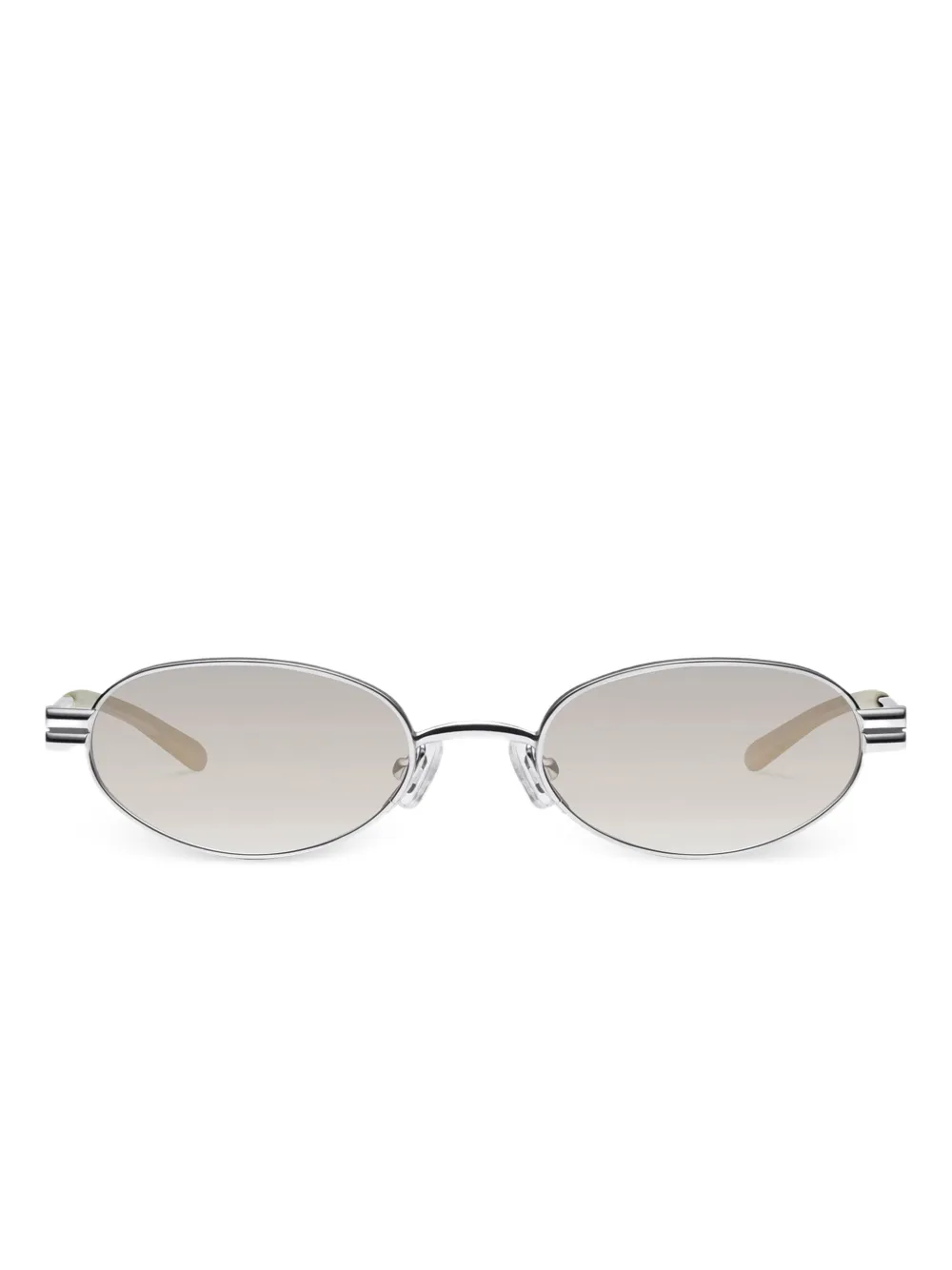 Gentle Monster Lolos 02(BR) zonnebril met rond montuur - Zilver