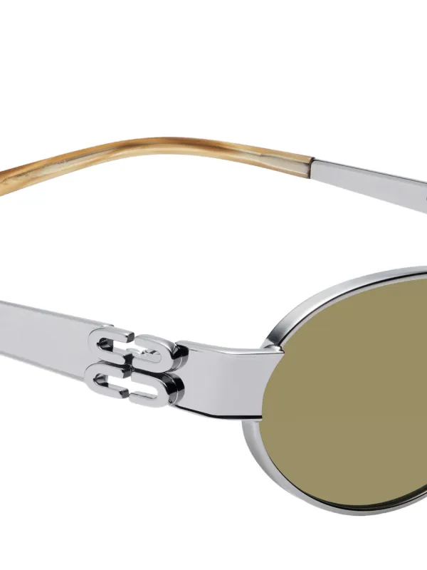 Gentle Monster Cali 02 (BR) oval-frame Sunglasses | Silver | FARFETCH