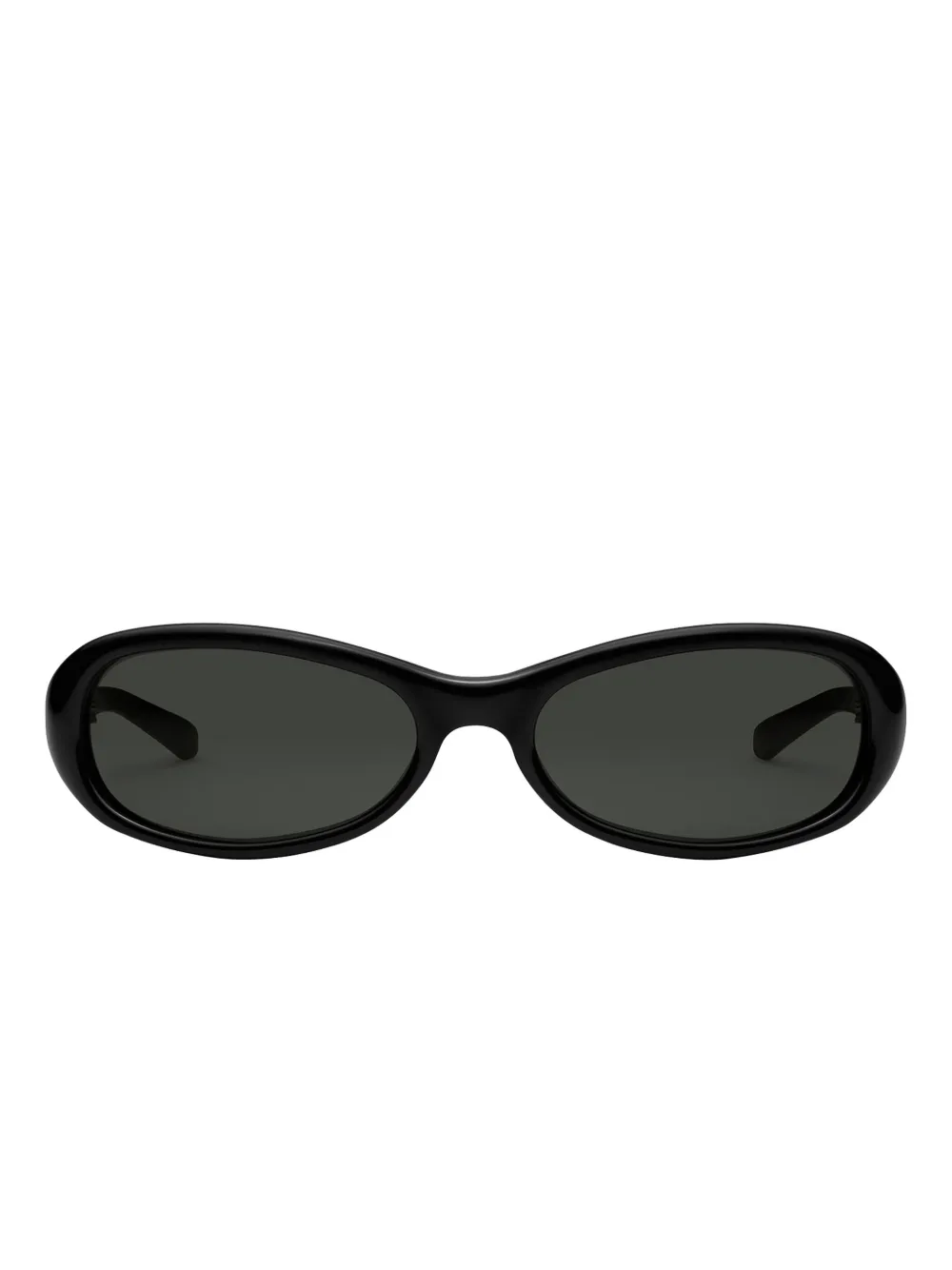 Gentle Monster Groovy 01 Oval-frame Sunglasses In Black