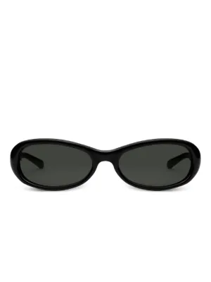Gentle Monster Cocoa oval-frame Sunglasses | Black | FARFETCH