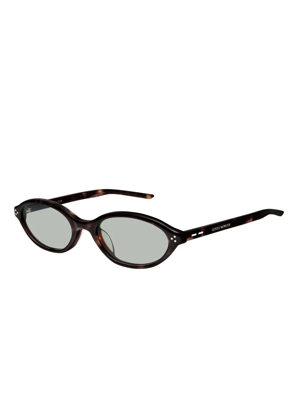 Gentle Monster La Cha T1 oval-frame Sunglasses | Brown | FARFETCH