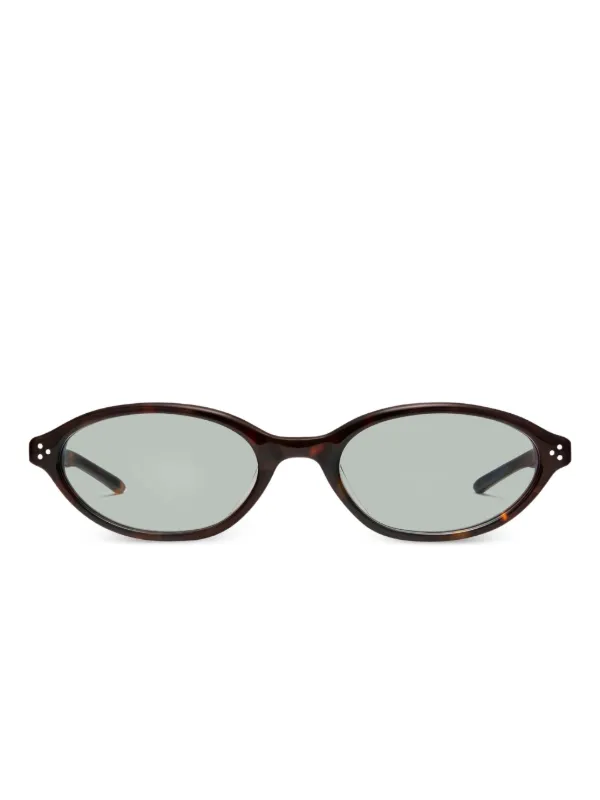 Gentle Monster La Cha T1 oval-frame Sunglasses | Brown | FARFETCH ZA