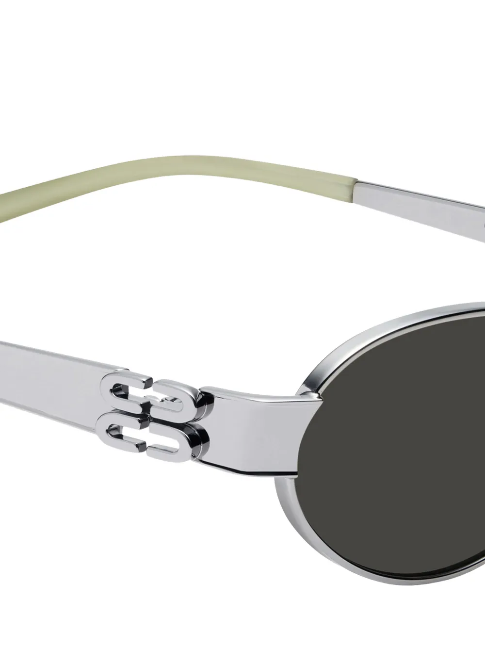 Gentle Monster Cali 02 zonnebril met ovalen montuur Zilver