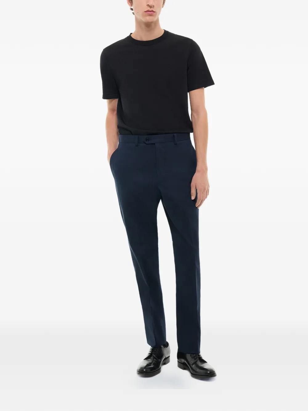 FURSAC Geplooide pantalon Blauw