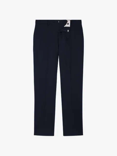 FURSAC pressed-crease tailored trousers