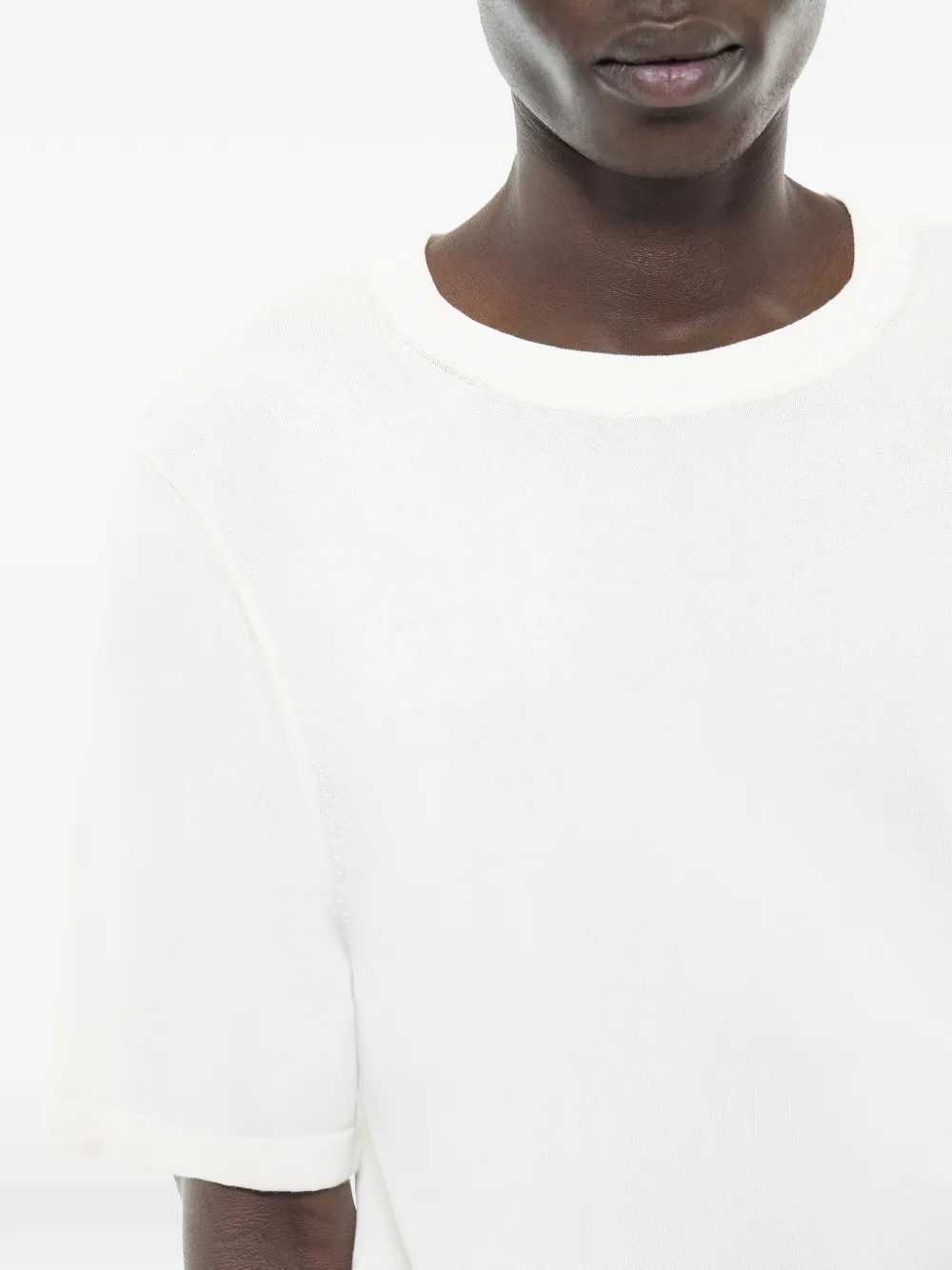 FURSAC T-shirt met ronde hals Wit
