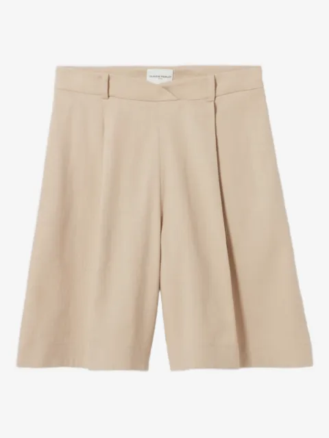 Claudie Pierlot linen bermuda shorts