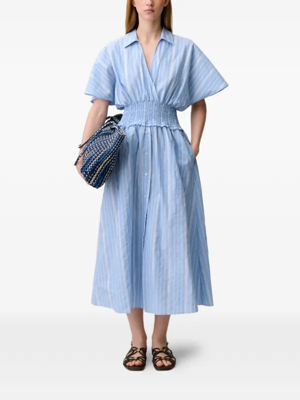 beige dress with blue flowers Wedtrend Women Floral Wedding Guest A Line Square Neck Midi Party Dress, / US12 Find Your Dream Wedding How long it will Rank Color:557