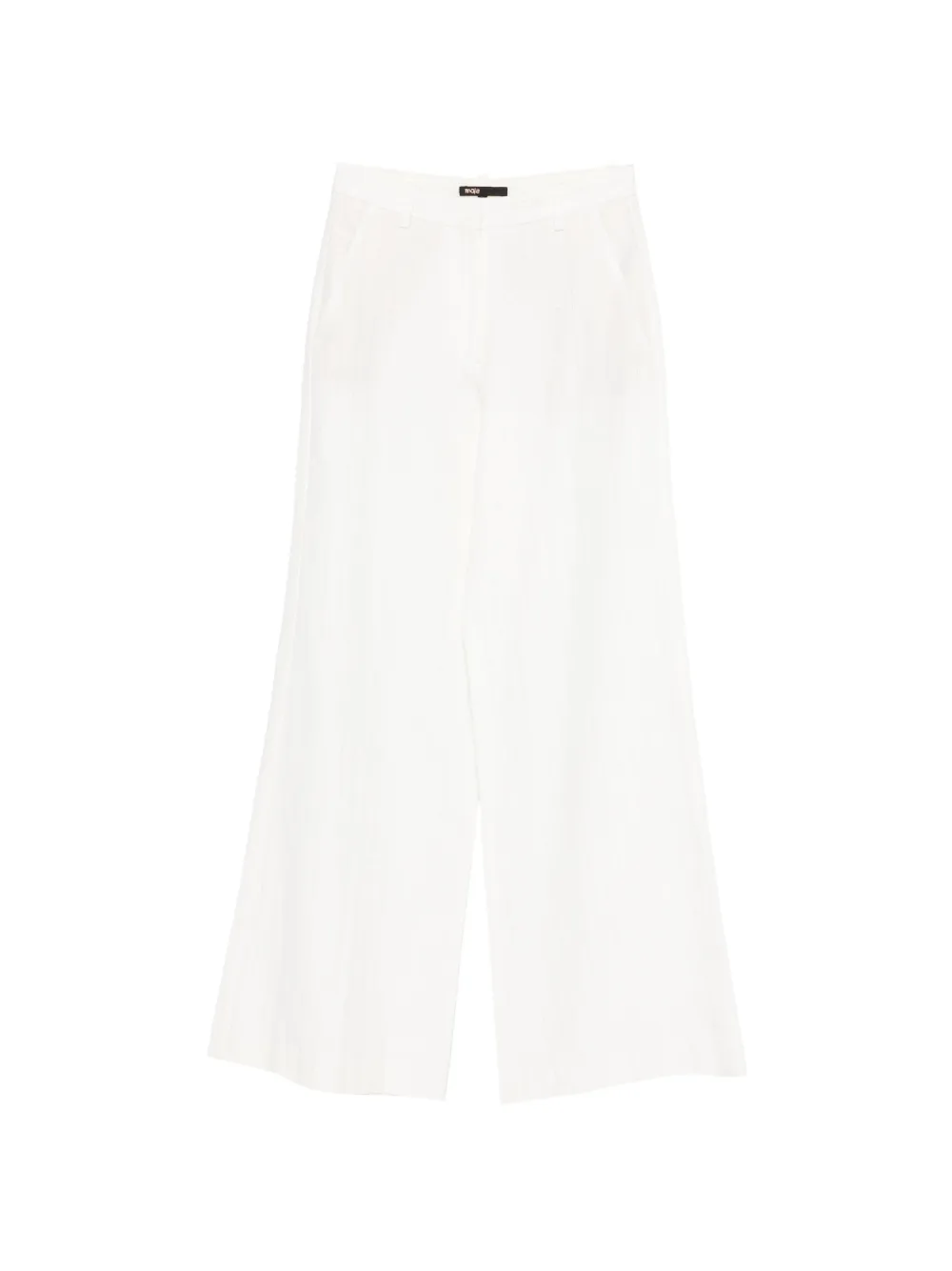 Maje pinstripe trousers - Bianco