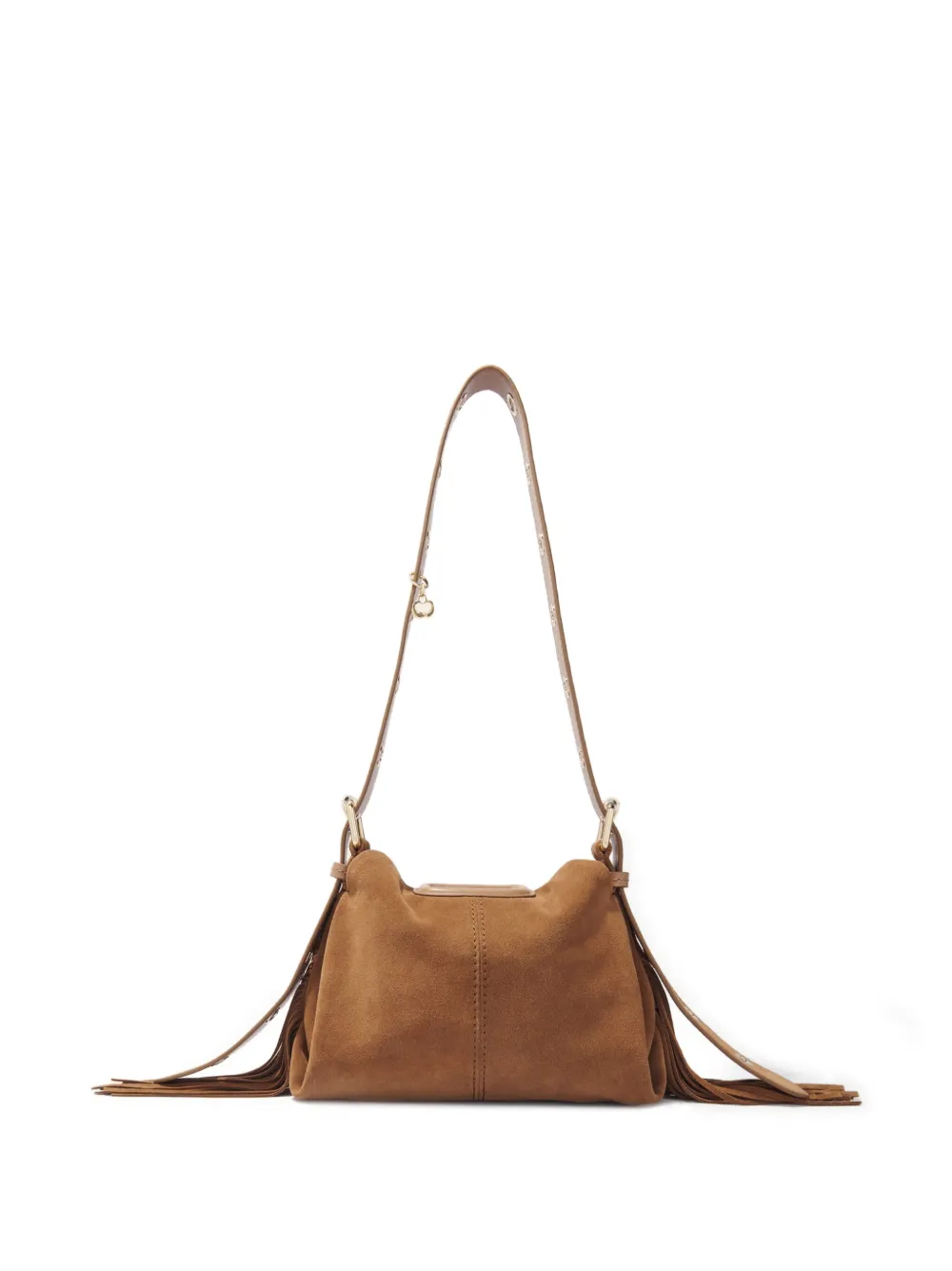 Maje Miss M suède mini-tas Bruin
