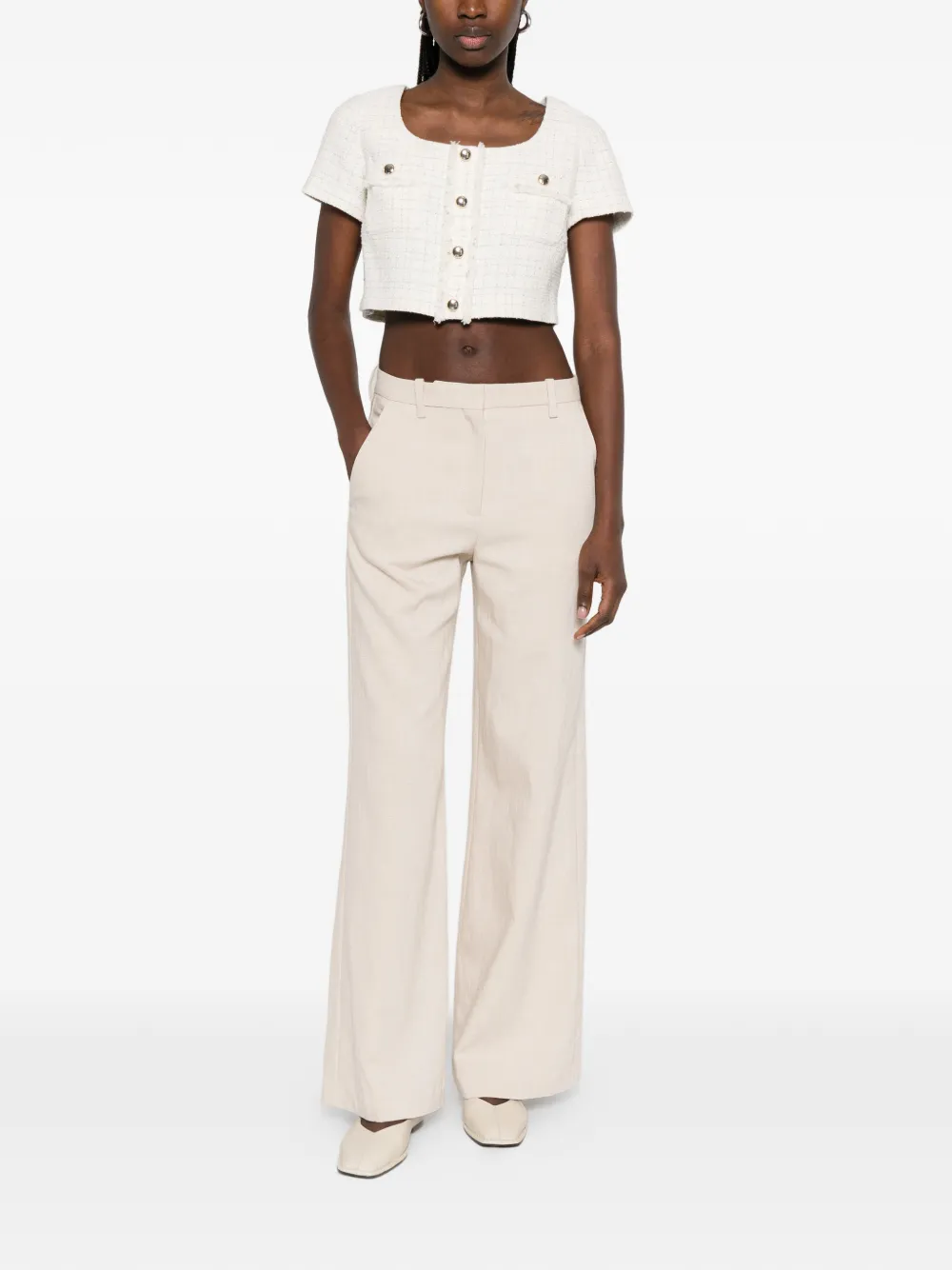  Maje Side-pocket Trousers - Neutrals 